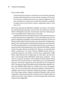Bild der Seite - 84 - in Im Namen der Emanzipation - Antimuslimischer Rassismus in Österreich