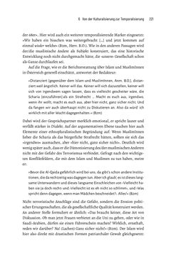 Image of the Page - 221 - in Im Namen der Emanzipation - Antimuslimischer Rassismus in Österreich