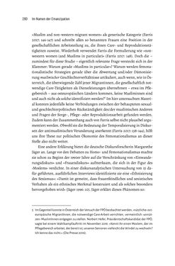 Bild der Seite - 280 - in Im Namen der Emanzipation - Antimuslimischer Rassismus in Österreich