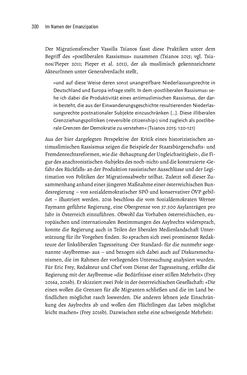 Bild der Seite - 300 - in Im Namen der Emanzipation - Antimuslimischer Rassismus in Österreich