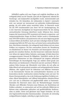 Bild der Seite - 321 - in Im Namen der Emanzipation - Antimuslimischer Rassismus in Österreich