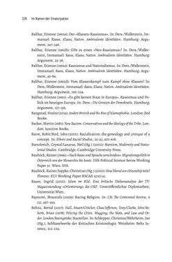 Image of the Page - 326 - in Im Namen der Emanzipation - Antimuslimischer Rassismus in Österreich