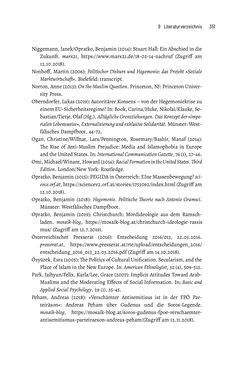 Image of the Page - 351 - in Im Namen der Emanzipation - Antimuslimischer Rassismus in Österreich