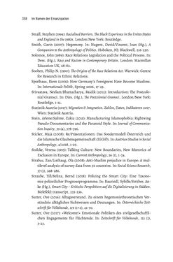 Image of the Page - 358 - in Im Namen der Emanzipation - Antimuslimischer Rassismus in Österreich