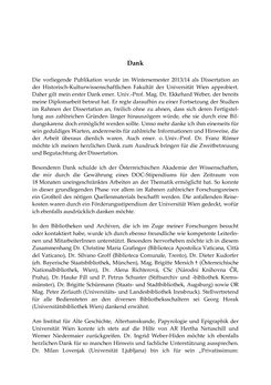 Image of the Page - (000011) - in Der sogenannte Antiquus Austriacus und weitere auctores antiquissimi - Zur ältesten Überlieferung römerzeitlicher Inschriften im österreichischen Raum
