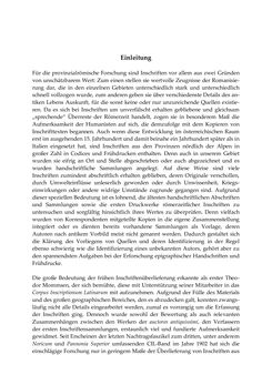 Image of the Page - (000013) - in Der sogenannte Antiquus Austriacus und weitere auctores antiquissimi - Zur ältesten Überlieferung römerzeitlicher Inschriften im österreichischen Raum