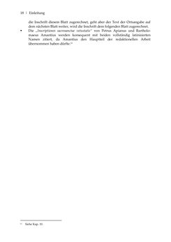 Image of the Page - 18 - in Der sogenannte Antiquus Austriacus und weitere auctores antiquissimi - Zur ältesten Überlieferung römerzeitlicher Inschriften im österreichischen Raum