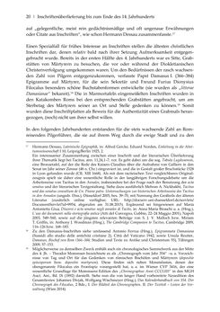 Image of the Page - 20 - in Der sogenannte Antiquus Austriacus und weitere auctores antiquissimi - Zur ältesten Überlieferung römerzeitlicher Inschriften im österreichischen Raum