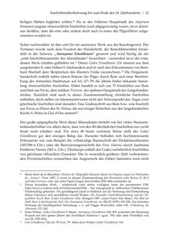 Image of the Page - 21 - in Der sogenannte Antiquus Austriacus und weitere auctores antiquissimi - Zur ältesten Überlieferung römerzeitlicher Inschriften im österreichischen Raum
