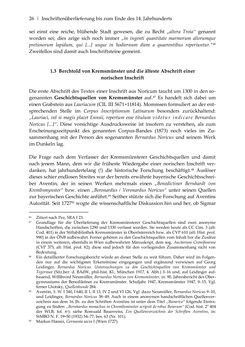 Bild der Seite - 26 - in Der sogenannte Antiquus Austriacus und weitere auctores antiquissimi - Zur ältesten Überlieferung römerzeitlicher Inschriften im österreichischen Raum