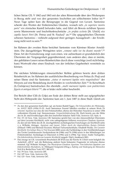 Image of the Page - 65 - in Der sogenannte Antiquus Austriacus und weitere auctores antiquissimi - Zur ältesten Überlieferung römerzeitlicher Inschriften im österreichischen Raum
