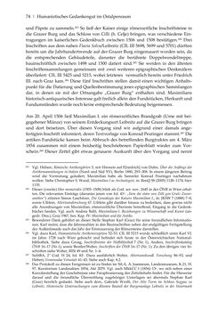 Image of the Page - 74 - in Der sogenannte Antiquus Austriacus und weitere auctores antiquissimi - Zur ältesten Überlieferung römerzeitlicher Inschriften im österreichischen Raum