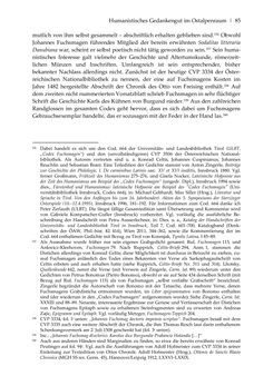 Image of the Page - 85 - in Der sogenannte Antiquus Austriacus und weitere auctores antiquissimi - Zur ältesten Überlieferung römerzeitlicher Inschriften im österreichischen Raum