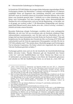 Image of the Page - 86 - in Der sogenannte Antiquus Austriacus und weitere auctores antiquissimi - Zur ältesten Überlieferung römerzeitlicher Inschriften im österreichischen Raum