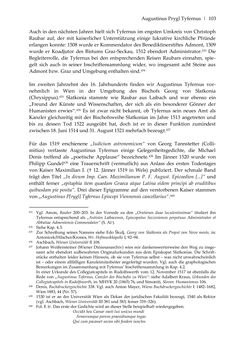Bild der Seite - 103 - in Der sogenannte Antiquus Austriacus und weitere auctores antiquissimi - Zur ältesten Überlieferung römerzeitlicher Inschriften im österreichischen Raum