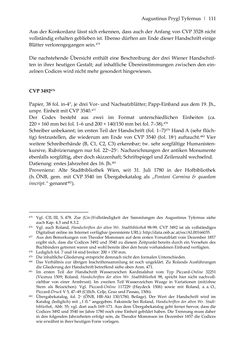 Image of the Page - 111 - in Der sogenannte Antiquus Austriacus und weitere auctores antiquissimi - Zur ältesten Überlieferung römerzeitlicher Inschriften im österreichischen Raum