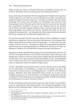 Bild der Seite - 132 - in Der sogenannte Antiquus Austriacus und weitere auctores antiquissimi - Zur ältesten Überlieferung römerzeitlicher Inschriften im österreichischen Raum