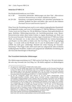 Image of the Page - 164 - in Der sogenannte Antiquus Austriacus und weitere auctores antiquissimi - Zur ältesten Überlieferung römerzeitlicher Inschriften im österreichischen Raum