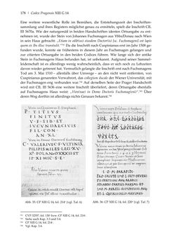 Bild der Seite - 178 - in Der sogenannte Antiquus Austriacus und weitere auctores antiquissimi - Zur ältesten Überlieferung römerzeitlicher Inschriften im österreichischen Raum