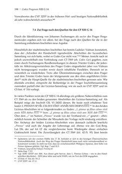 Bild der Seite - 198 - in Der sogenannte Antiquus Austriacus und weitere auctores antiquissimi - Zur ältesten Überlieferung römerzeitlicher Inschriften im österreichischen Raum