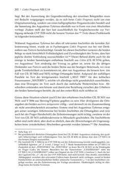 Image of the Page - 202 - in Der sogenannte Antiquus Austriacus und weitere auctores antiquissimi - Zur ältesten Überlieferung römerzeitlicher Inschriften im österreichischen Raum