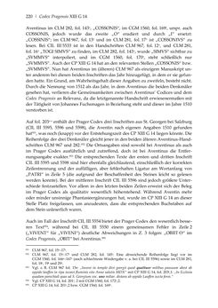 Image of the Page - 220 - in Der sogenannte Antiquus Austriacus und weitere auctores antiquissimi - Zur ältesten Überlieferung römerzeitlicher Inschriften im österreichischen Raum