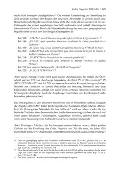 Image of the Page - 225 - in Der sogenannte Antiquus Austriacus und weitere auctores antiquissimi - Zur ältesten Überlieferung römerzeitlicher Inschriften im österreichischen Raum