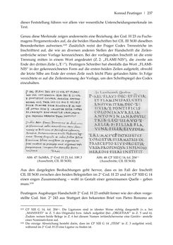 Image of the Page - 237 - in Der sogenannte Antiquus Austriacus und weitere auctores antiquissimi - Zur ältesten Überlieferung römerzeitlicher Inschriften im österreichischen Raum