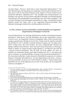 Bild der Seite - 246 - in Der sogenannte Antiquus Austriacus und weitere auctores antiquissimi - Zur ältesten Überlieferung römerzeitlicher Inschriften im österreichischen Raum