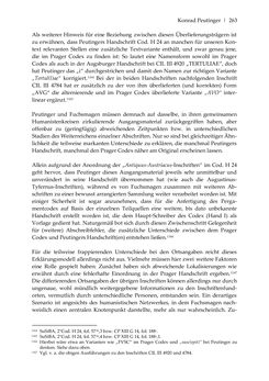Image of the Page - 263 - in Der sogenannte Antiquus Austriacus und weitere auctores antiquissimi - Zur ältesten Überlieferung römerzeitlicher Inschriften im österreichischen Raum