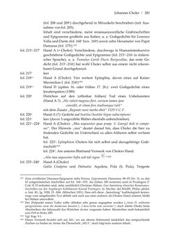 Image of the Page - 281 - in Der sogenannte Antiquus Austriacus und weitere auctores antiquissimi - Zur ältesten Überlieferung römerzeitlicher Inschriften im österreichischen Raum