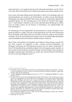 Image of the Page - 291 - in Der sogenannte Antiquus Austriacus und weitere auctores antiquissimi - Zur ältesten Überlieferung römerzeitlicher Inschriften im österreichischen Raum