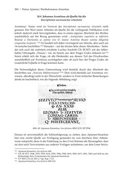 Image of the Page - 304 - in Der sogenannte Antiquus Austriacus und weitere auctores antiquissimi - Zur ältesten Überlieferung römerzeitlicher Inschriften im österreichischen Raum