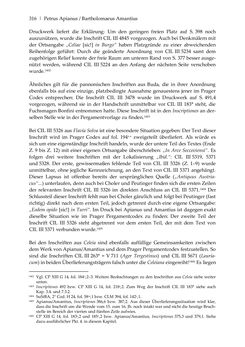 Bild der Seite - 316 - in Der sogenannte Antiquus Austriacus und weitere auctores antiquissimi - Zur ältesten Überlieferung römerzeitlicher Inschriften im österreichischen Raum