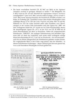 Image of the Page - 324 - in Der sogenannte Antiquus Austriacus und weitere auctores antiquissimi - Zur ältesten Überlieferung römerzeitlicher Inschriften im österreichischen Raum