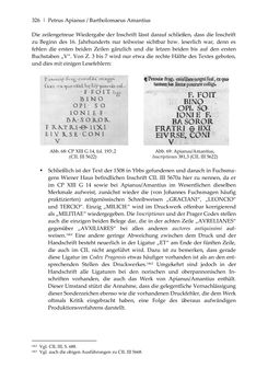 Bild der Seite - 326 - in Der sogenannte Antiquus Austriacus und weitere auctores antiquissimi - Zur ältesten Überlieferung römerzeitlicher Inschriften im österreichischen Raum