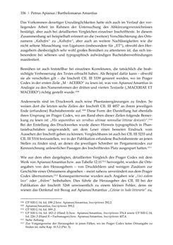Bild der Seite - 336 - in Der sogenannte Antiquus Austriacus und weitere auctores antiquissimi - Zur ältesten Überlieferung römerzeitlicher Inschriften im österreichischen Raum