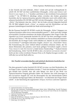 Bild der Seite - 337 - in Der sogenannte Antiquus Austriacus und weitere auctores antiquissimi - Zur ältesten Überlieferung römerzeitlicher Inschriften im österreichischen Raum