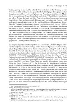 Image of the Page - 349 - in Der sogenannte Antiquus Austriacus und weitere auctores antiquissimi - Zur ältesten Überlieferung römerzeitlicher Inschriften im österreichischen Raum