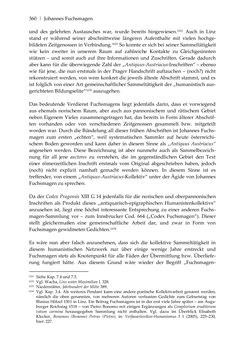 Image of the Page - 360 - in Der sogenannte Antiquus Austriacus und weitere auctores antiquissimi - Zur ältesten Überlieferung römerzeitlicher Inschriften im österreichischen Raum