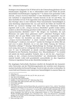 Bild der Seite - 362 - in Der sogenannte Antiquus Austriacus und weitere auctores antiquissimi - Zur ältesten Überlieferung römerzeitlicher Inschriften im österreichischen Raum