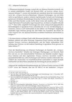 Bild der Seite - 372 - in Der sogenannte Antiquus Austriacus und weitere auctores antiquissimi - Zur ältesten Überlieferung römerzeitlicher Inschriften im österreichischen Raum