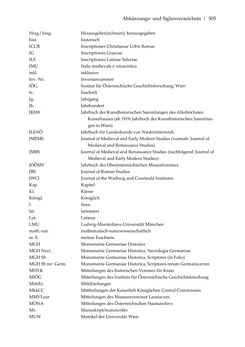 Image of the Page - 505 - in Der sogenannte Antiquus Austriacus und weitere auctores antiquissimi - Zur ältesten Überlieferung römerzeitlicher Inschriften im österreichischen Raum