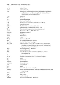 Image of the Page - 506 - in Der sogenannte Antiquus Austriacus und weitere auctores antiquissimi - Zur ältesten Überlieferung römerzeitlicher Inschriften im österreichischen Raum