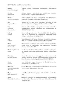 Image of the Page - 530 - in Der sogenannte Antiquus Austriacus und weitere auctores antiquissimi - Zur ältesten Überlieferung römerzeitlicher Inschriften im österreichischen Raum