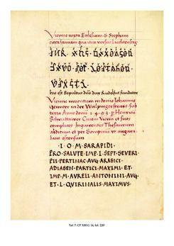 Bild der Seite - (000567) - in Der sogenannte Antiquus Austriacus und weitere auctores antiquissimi - Zur ältesten Überlieferung römerzeitlicher Inschriften im österreichischen Raum