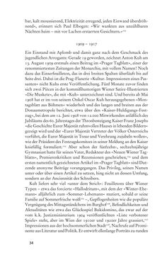 Image of the Page - 34 - in Anton Kuh - Biographie