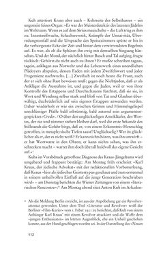 Image of the Page - 112 - in Anton Kuh - Biographie