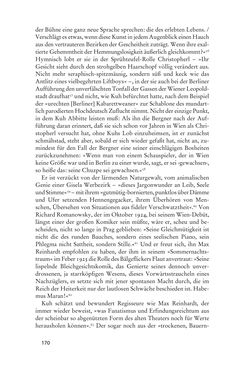 Image of the Page - 170 - in Anton Kuh - Biographie