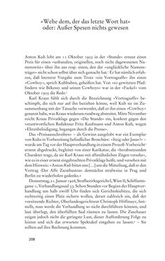 Image of the Page - 208 - in Anton Kuh - Biographie